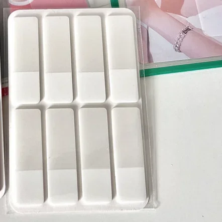 

Белые индексные наклейки