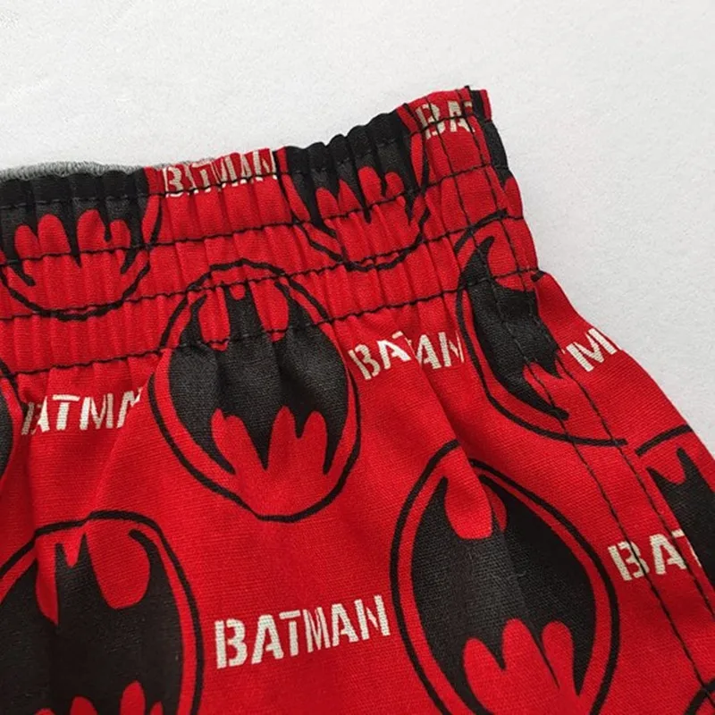 New Anime Pants Summer Underwear For Men Woven Cotton100% Loose And Comfortable Sleep Bottoms Shorts