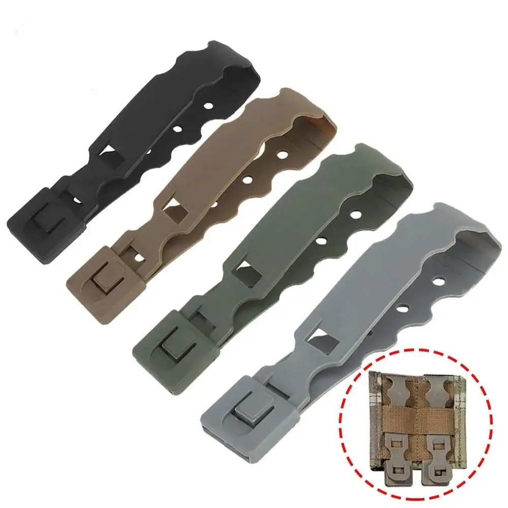 

2pcs Nylon Tactical Molle System High Quality Durable 4 Colors Quick Release Strip Magazine Pouch Clip Outdoor Tool