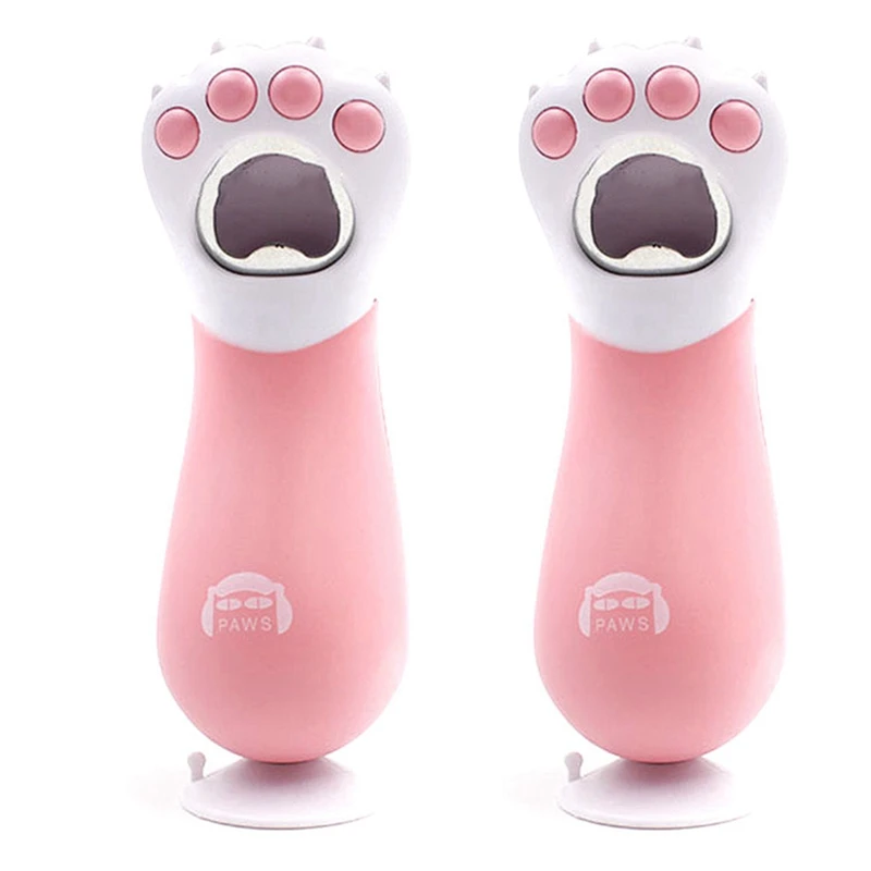 

ABSF 2Pcs Cute Cat Paws Bottle Beer Opener Creative Opener Tools Bar Drinking Accessories Home Kitchen Party Supplies