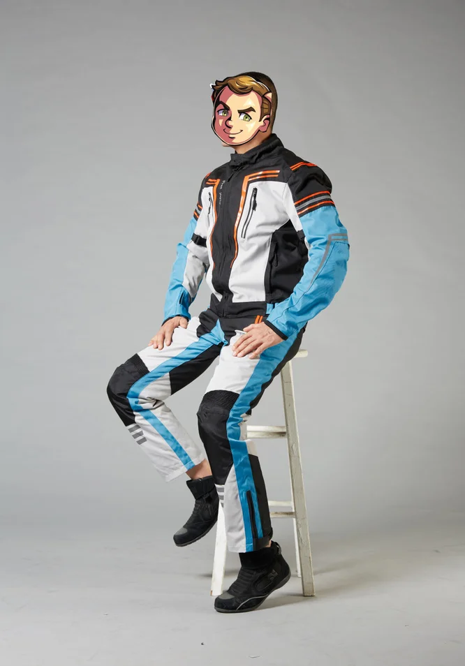 

Всесезонный костюм для езды на мотоцикле, теплый и ветрозащитный костюм для мотоциклиста с защитой от падения и защитным снаряжением