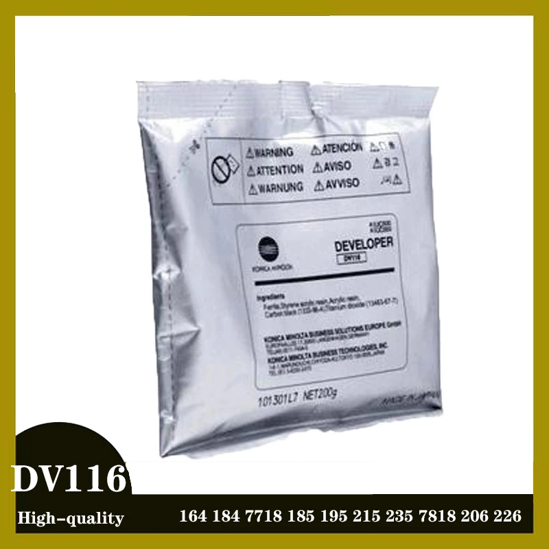 

1 Разработчик для принтера DV116 Konica Minolta Bizhub 164 184 7718 185 195 215 235 7818 206 226 246 216 236 266 306
