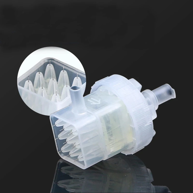 

9 контактов винтовой многоигловый гидролифтинг пистолет игла для EZ вакуумной мезотерапии мезопистолет инжектор отрицательного давления картридж игла