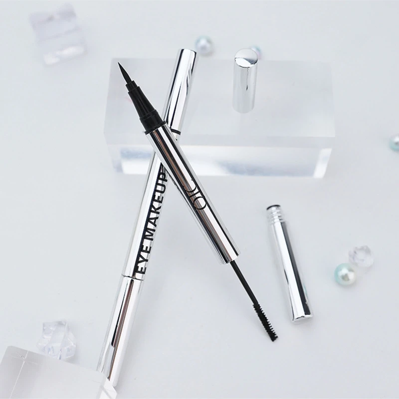 

Waterproof Fine Short Eyelash Mascara Eyeliner Curling Lash Lengthening Cosmetic Long Lasting Smudge-proof Makeup Tool