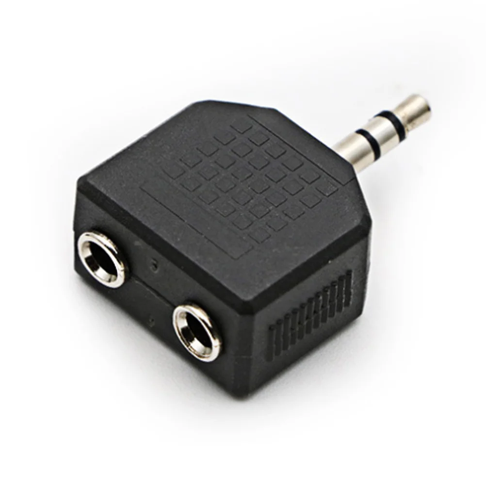 2 шт. 35 мм от 1 до двойной монофонический микрофон для наушников Y-разветвитель