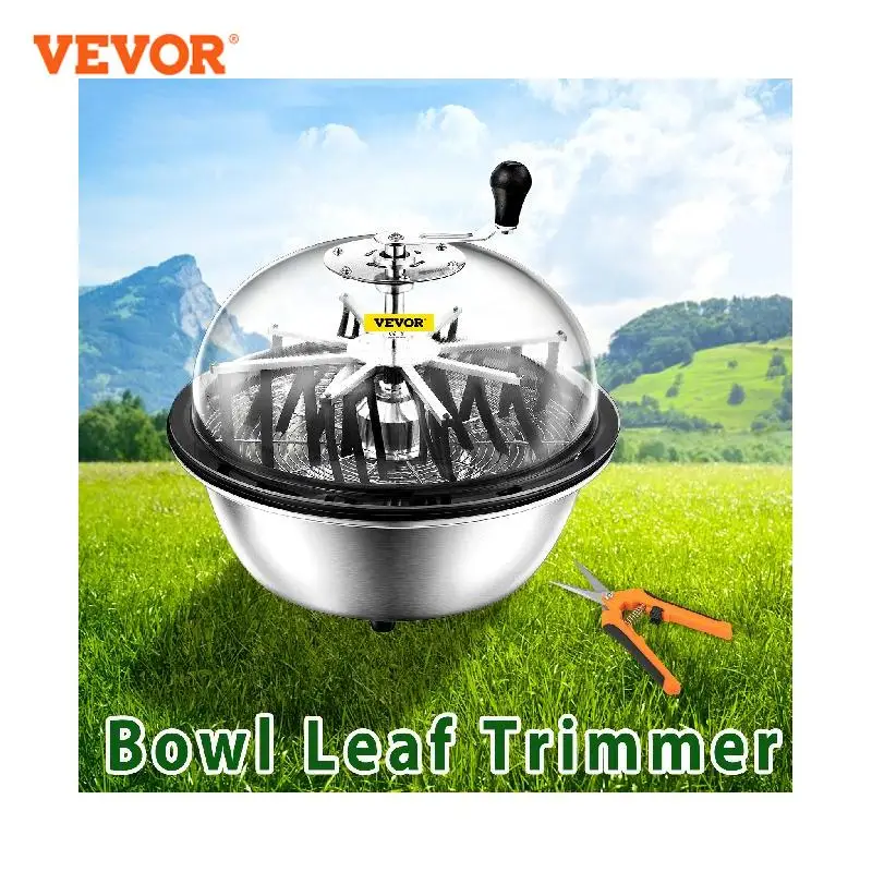 VEVOR Hydroponic Leaf Bowl Leaf Trimmer 16 19 24 Inch Twiste