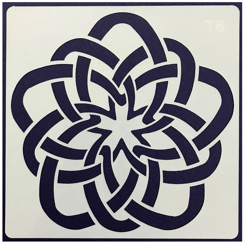 Многоразовая Мандала трафареты для краски на мебели холст ткань живопись