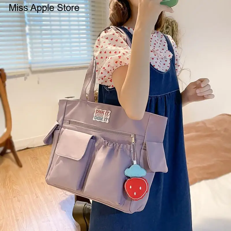 

Summer Sweet Schoolbag Fashion Women Shoulder Bag for College Girls Bookbag Cute Casual Waterproof Make Up Bag Kawaii