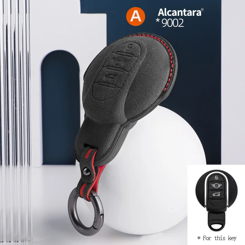 

Замшевый чехол для ключа автомобиля из алькантары для BMW Mini COOPERS ONE JCW CLUBMAN F56 F55 F54 F57 F60 R55 R56 R57 R58 R59 R60 S Roadster