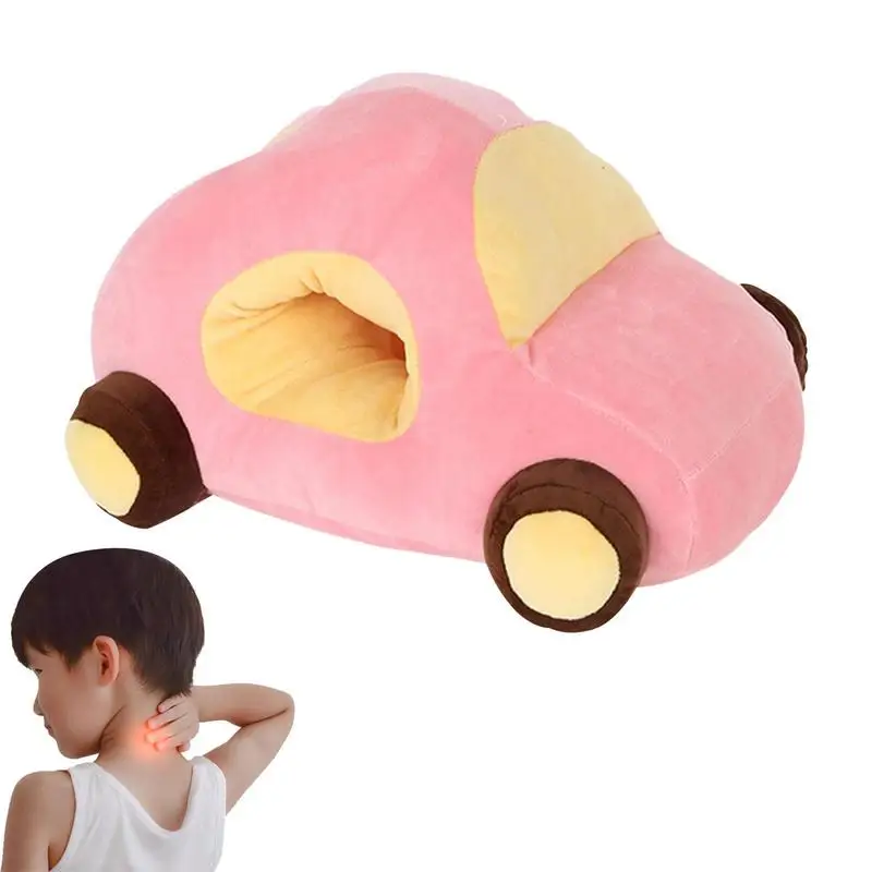 1pcs Cartoon Car Shaped Pillow Plush Toy Girls Lunch Break Nap Pillow O-Shaped Hole For Warmer Pillow Hand Warmer Pad For Bed
