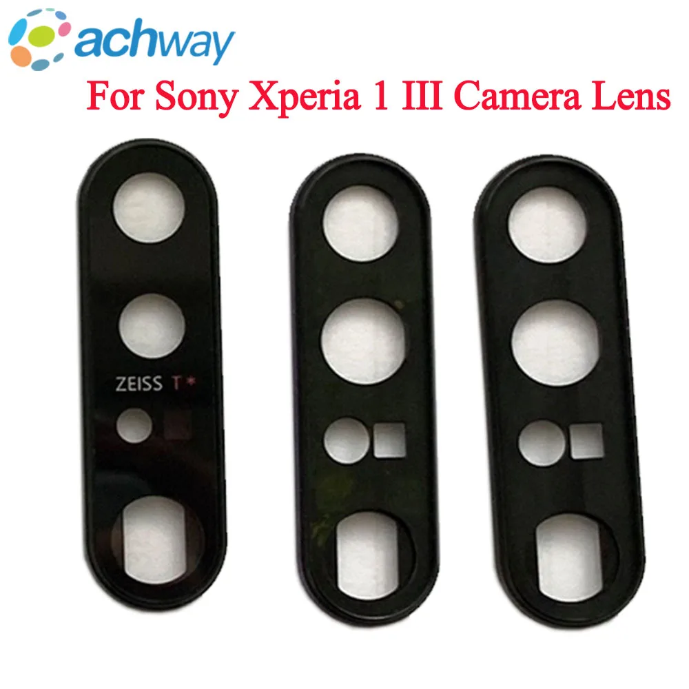 

Объектив камеры для Sony Xperia 1 III, стеклянный объектив камеры, запасная часть для Sony Xperia 1 III, стеклянный объектив камеры, объектив задней камеры