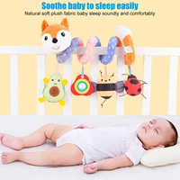 crib spiral toys baby car seat pram toy fox bed stroller rattle toys musical activity play center for toddlers newborn infants