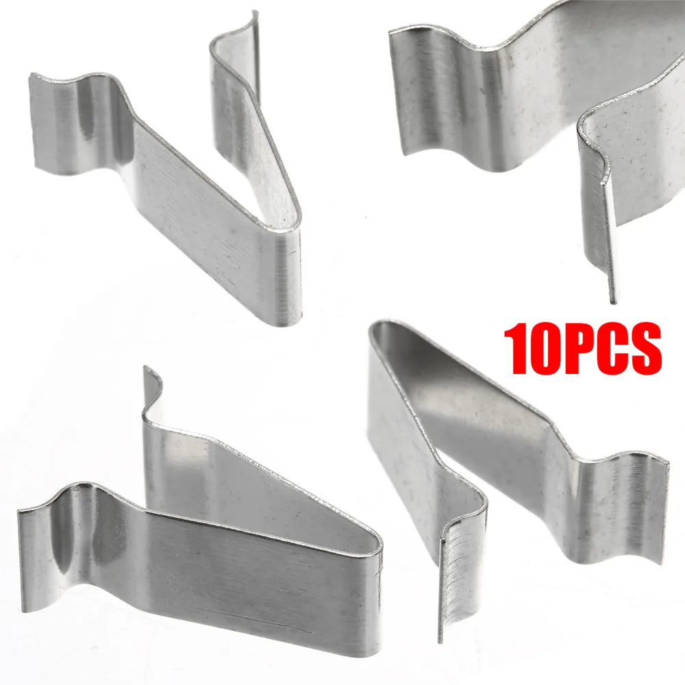 

10pcs/set 22mm Metal Spring Trim Clip Car Retainer Rivet Fastener Clip Door Panel Lining Clips For Audi Boot 4A0867276