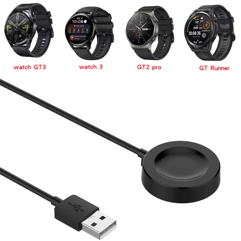 

Portable New for Huawei Watch4 Pro/GT2 pro ECG/Watch3 Pro/Watch GT3 USB Cable Charging Dock Stand Power Watch Integrated Charger