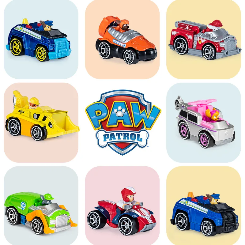 

Коллекция «Щенячий патруль», «Чейз», Маршалл, Скай, коллекция небольших спасательных машин из сплава, пожарная машина, набор скорой помощи, ...