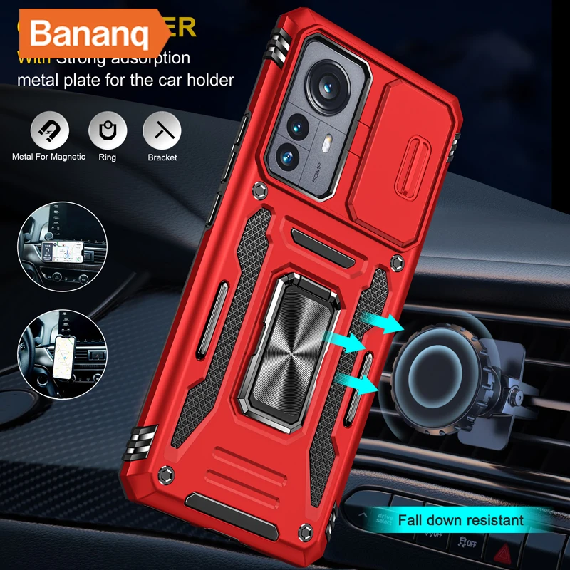 

Bananq Shockproof Stand Case For Xiaomi 11T 12 12X 12S Poco C40 X4 X5 Cover For Redmi 9C 9A 10 10A 10C Note 11 11E 12 Pro 5G 11S