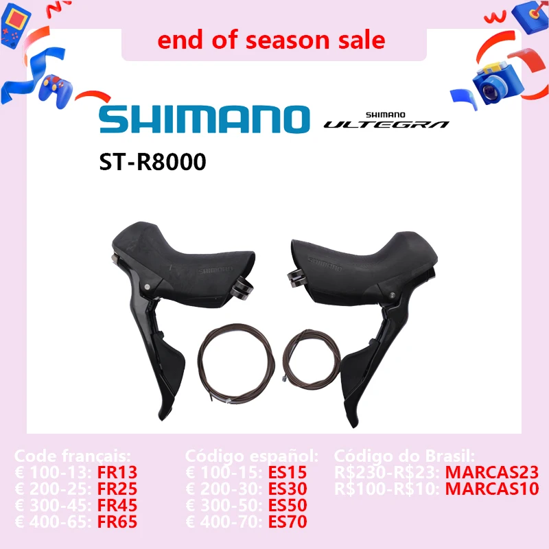 Shimano Ultegra R8000 ST-R8000 For Road Bike Dual Control Le