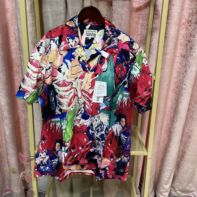 

Футболка Wacko с рисунком Марии Хелла, футболка в гавайском стиле, летние винтажные хлопковые футболки, подарок бойфренду, топы Марии