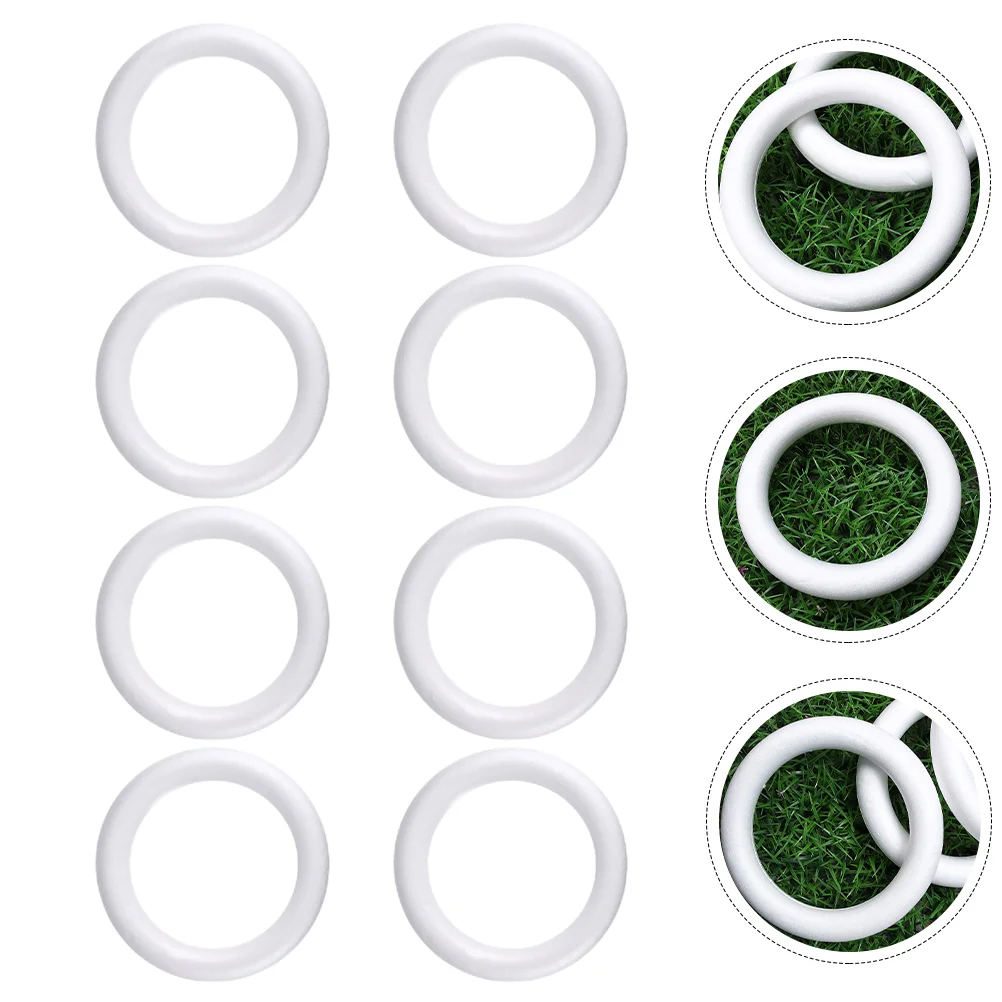 

Wreath Ring Rings Styrofoam Polystyrene Craft Round Diy Floral Circles White Forms Garland Shape Small Circle Mould Donuts Frame