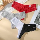 3 шт.компл. красивое женское белье трусы женские кружево стринги, женское нижнее белье, прозрачные кружевные трусики для женщин, сексуальное женское белье, женские трусы с низкой талией, стринги, трусы