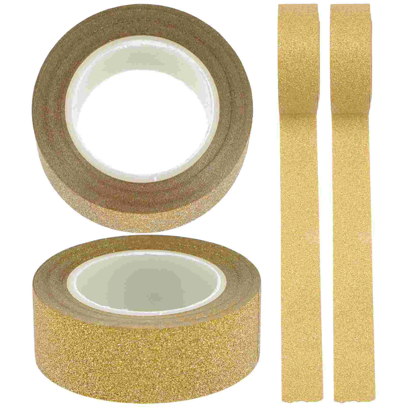 

4 Rolls Scrapbooking DIY Washi Tape Tapes For Planners Glitter Washi Paper Tapes Scrapbooking Washi Tapes