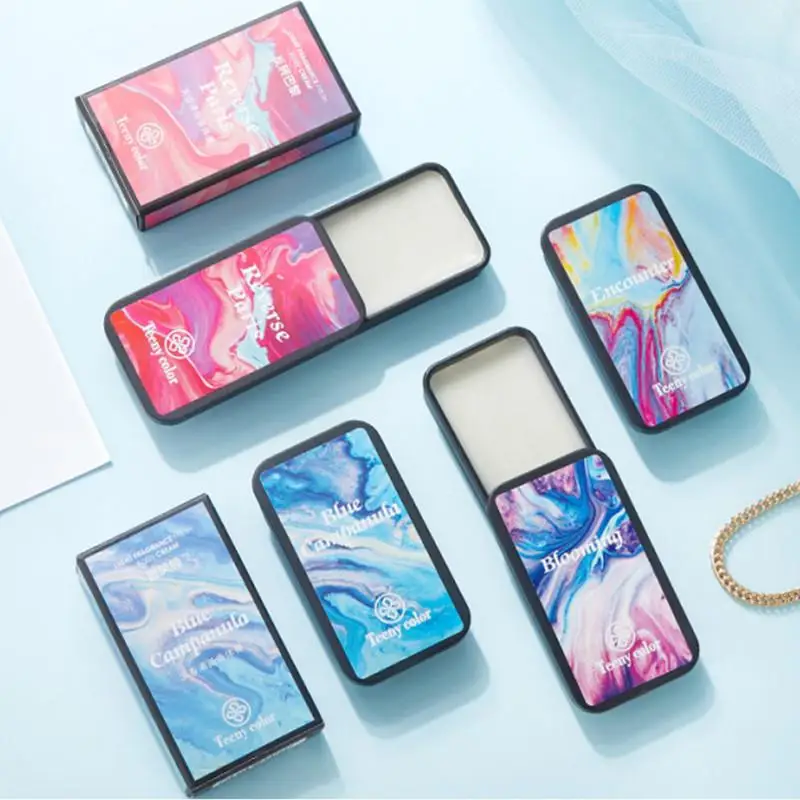 

4 стиля Твердые Духи Портативный Женский Мужской Твердый бальзам мягкий стойкий ароматический дезодорант легкий аромат Карманный духи