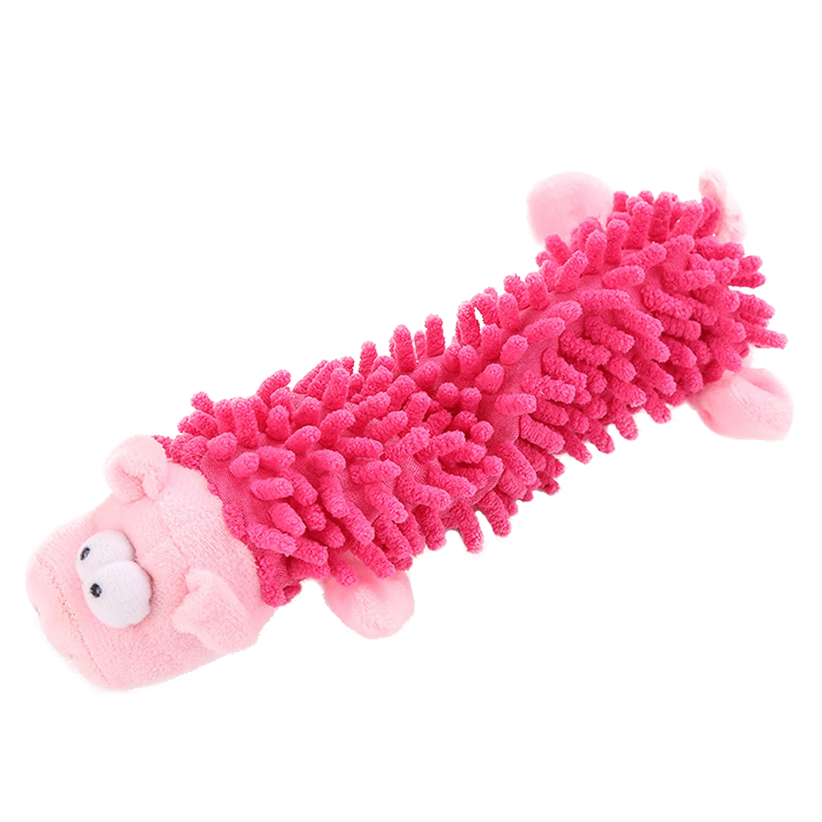 

Entertainment Pet Supplies Soft Plush Pink Pig Bite Resistant With Squeaker Lightweight Playing Interactive Dog Chew Toy