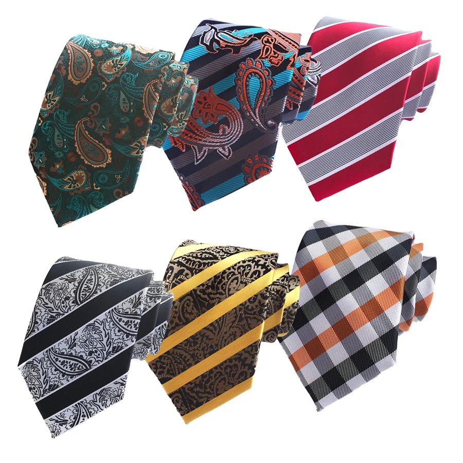 

Роскошный галстук 8 см Полосатый Цветочный клетчатый жаккардовый тканый Классический мужской галстук шейный галстук для свадебной вечеринки шейный шелковый галстук для жениха