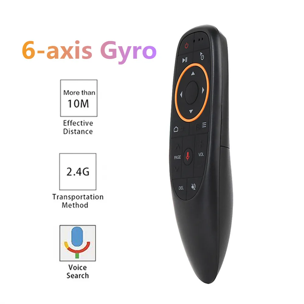 Пульт ДУ Fly Air Mouse G10S PRO 2 4 ГГц с голосовым управлением и гироскопом | Электроника