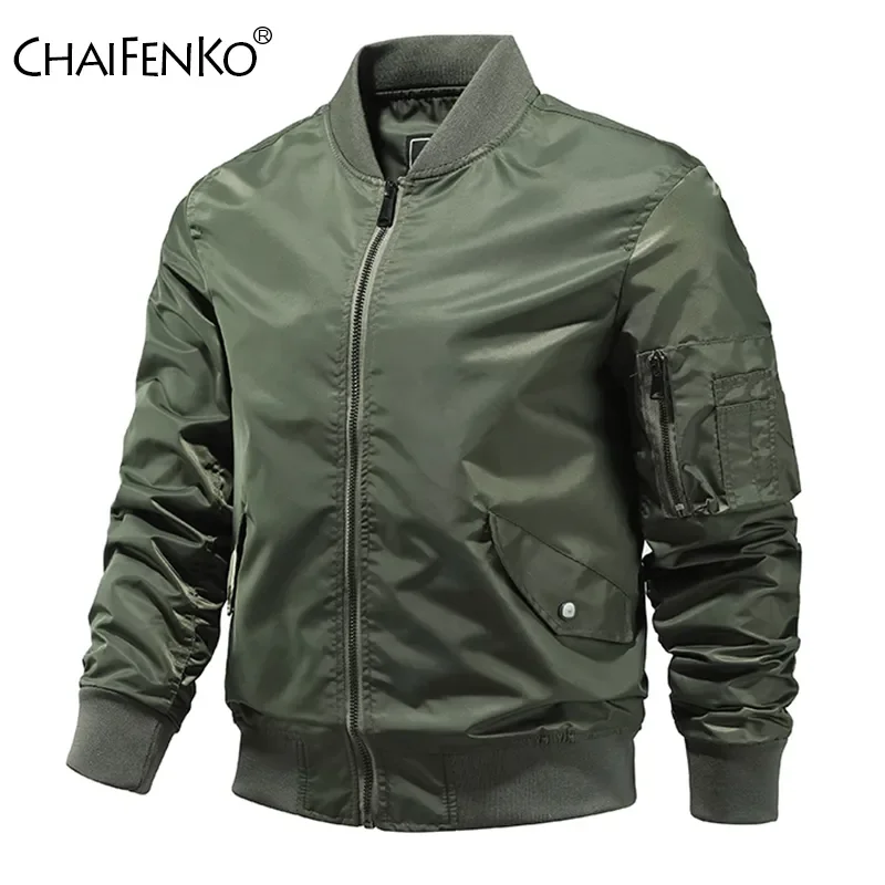 

NEW 2023 2023 MA1 Bomber Jacket Spring Autumn Tactics Military Jacket Coat Men Fashion Solid Color Casual Baseball Jacket Men