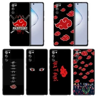 anime naruto logo phone case for samsung note 8 9 10 20 5g m11 m12 m30s m32 m21 m51 f41 f62 m11 silicone case bandai