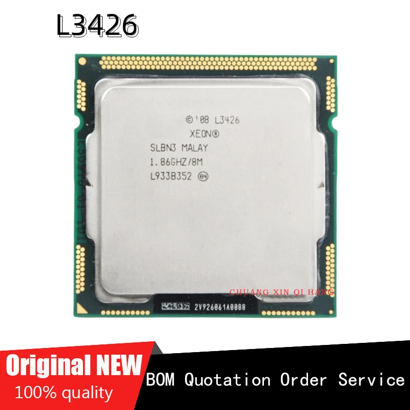 

for L3426 l3426 L 3426 quad core CPU 45 w 1.86GHZ LGA 1156