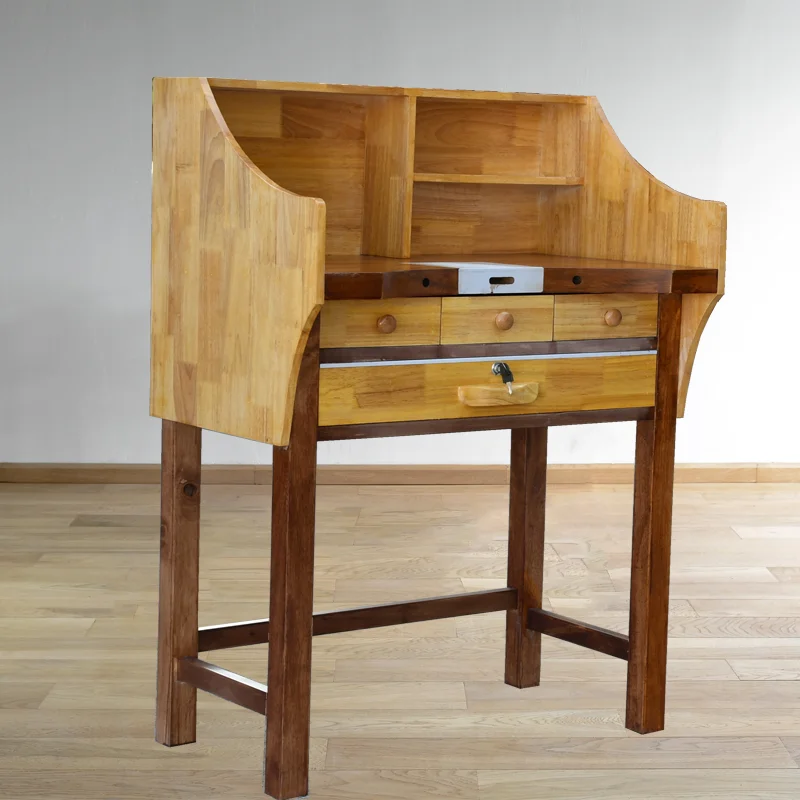 Верстак для ювелирных изделий из твердой древесины