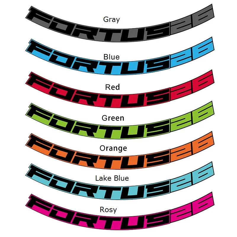 

hope FORTUS26 AM Wheel Sticker for MTB Mountain Bike Bicycle Rim FORTUS 26 Cycling Decals