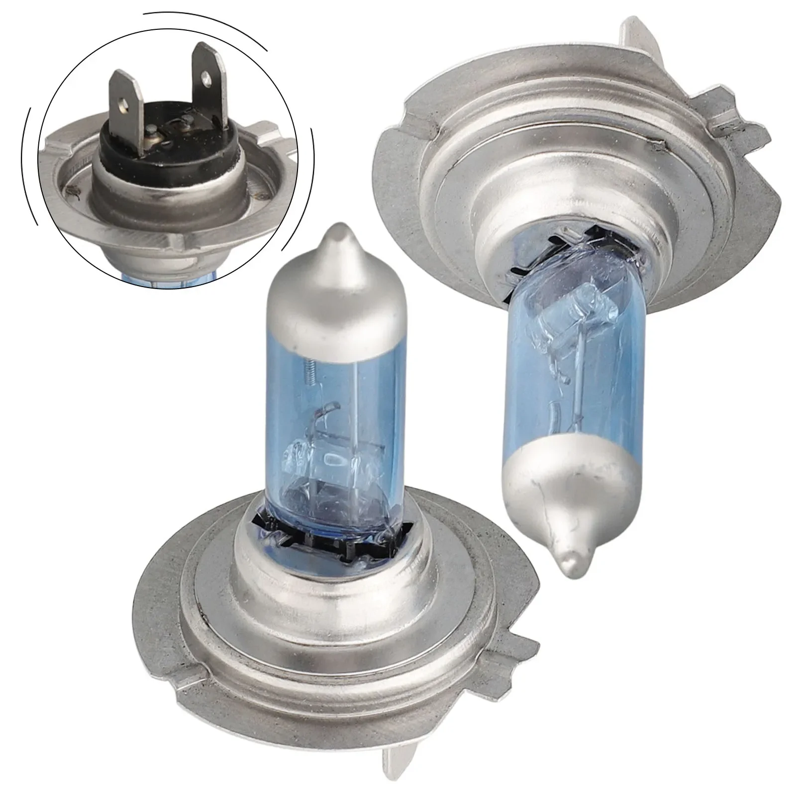 Галогенная лампа H7 для автомобиля 2 шт. Высококачественная кварцевая стеклянная