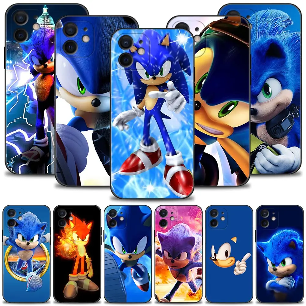 

Phone Case for iPhone 13 12 11 Pro Max XR X XS 8 7 6 6S Plus 13mini 5 5S SE 12mini Cover Silicon Coque Supersonic