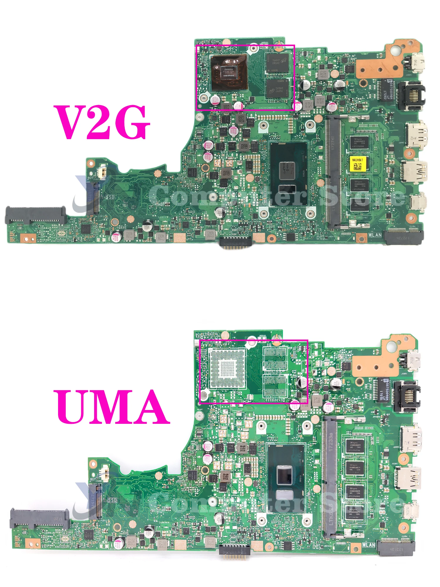 Рисунок 2 - X405UQ Материнская плата ASUS S4100U