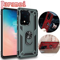 shockproof ring case for samsung s30ultra s22pro s21plus anti drop bracket phone case back cover for galaxy s20fe s10 s9 s8 s7