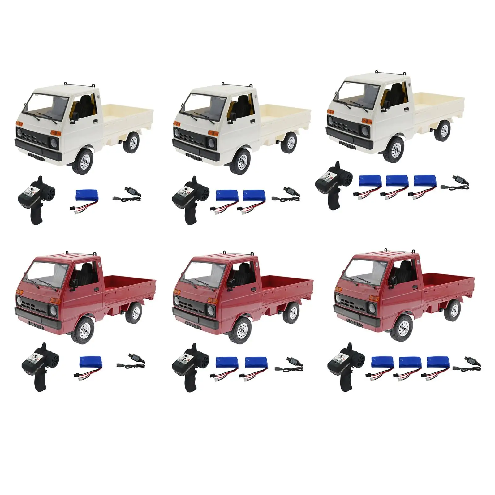 

Simulation 1/10 D22 Remote Control Truck Rechargeable Kids Adults Gifts Electric Hobby Toy 17G Steering Gear 2WD RC Toy