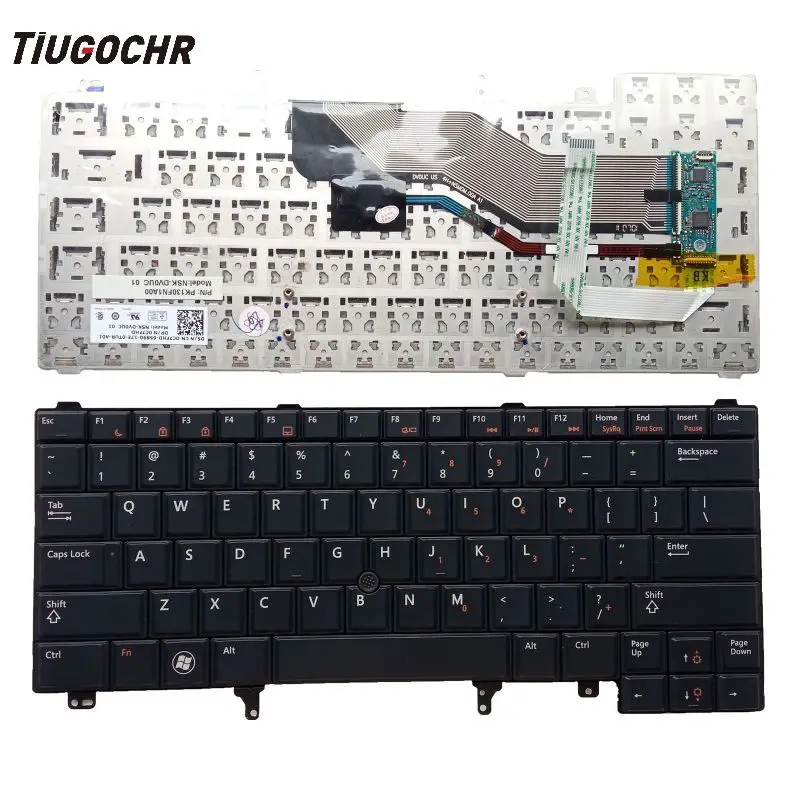 

Клавиатура US без подсветки для Dell Latitude E6320 E5420 E5430 E6420 E6430 US 24P9