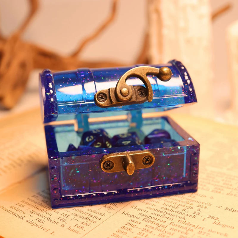Pаспродажа Силиконовая форма для сундука с сокровищами, коробка для хранения ювелирных костей, силиконовая форма с кристаллами из эпоксидной смолы, по...