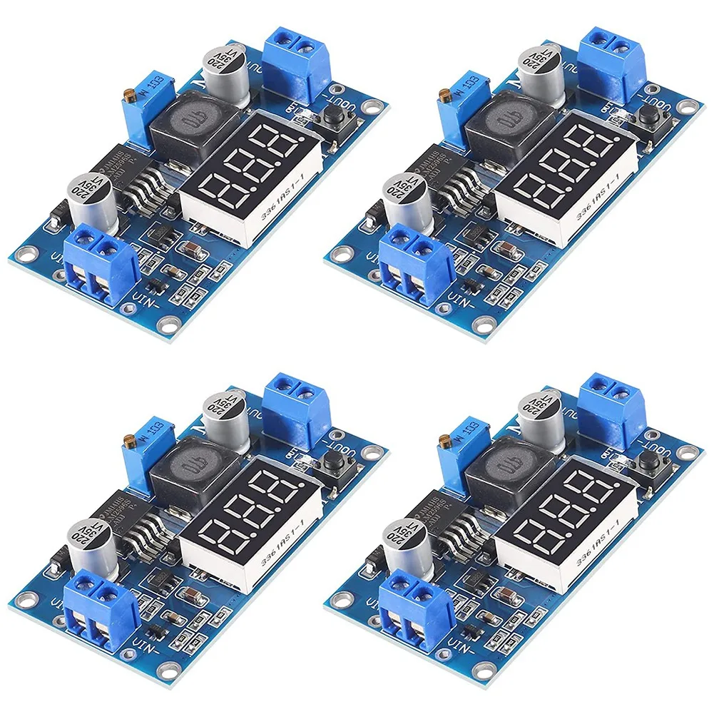 

4Pcs LM2596 Buck Converter Step Down Adjustable Module DC-DC Voltage Regulator 3A DC-DC 3-40V to 1.5-35V Buck Converter