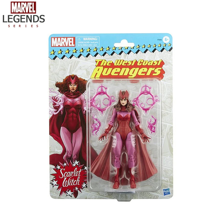 

Marvel Legends Anime Scarlet Witch Action Figure 1:12 6 Inch Original Wanda Statue Model Toys Collection Ornament Gifts