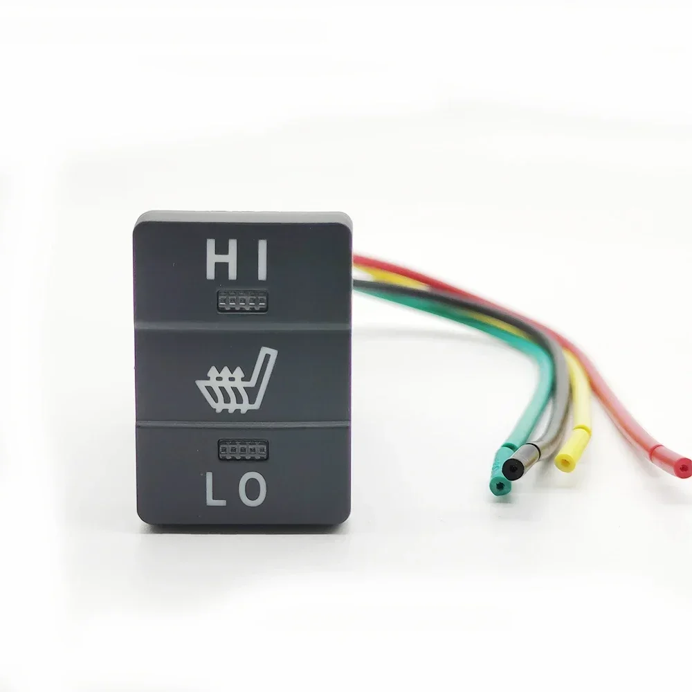 

1 шт. переключатель управления подогревом автомобильного сиденья, кнопка подогрева сиденья, тепловой кулисный переключатель для Toyota, автомобильные аксессуары