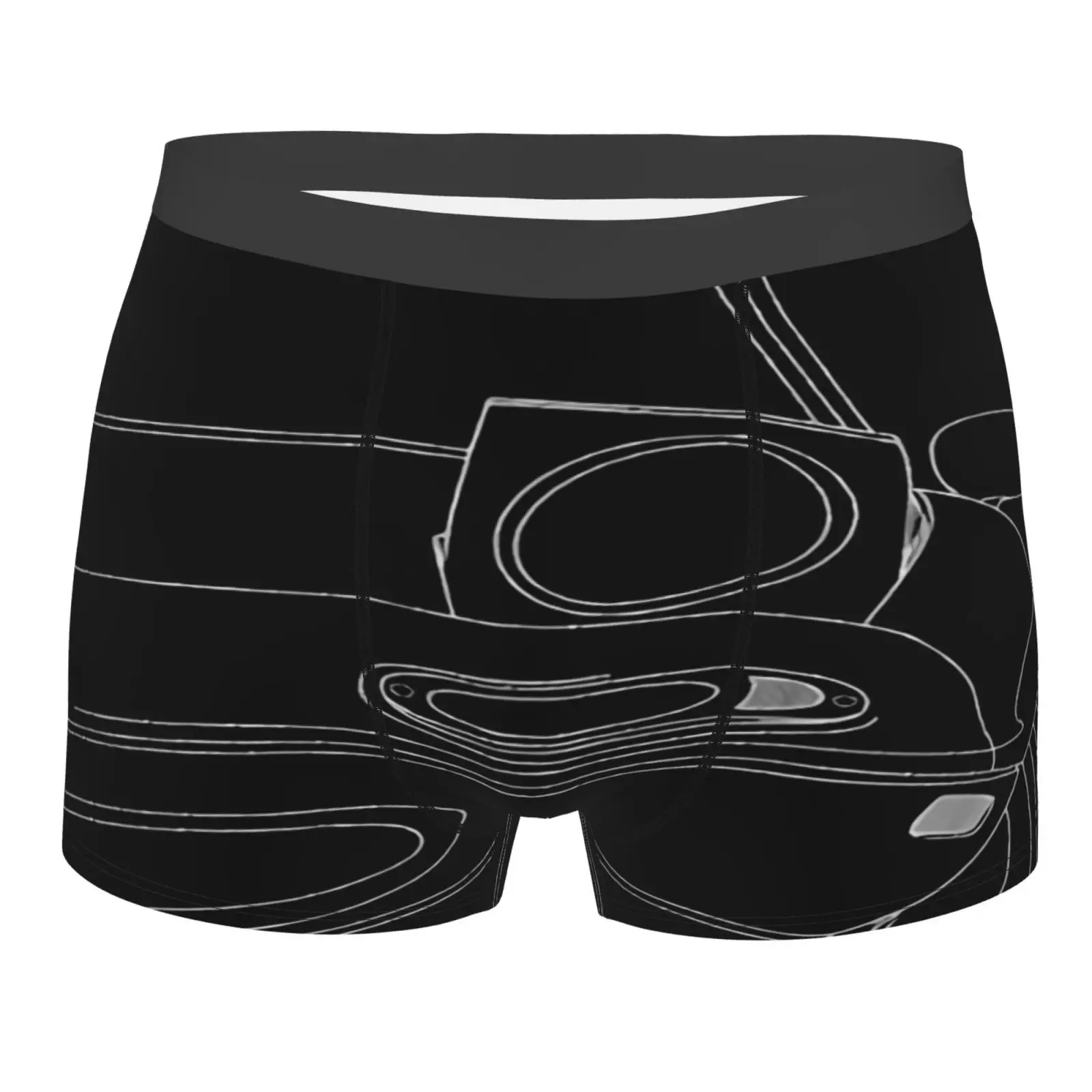 

Трусы-боксеры Miata мужские с карманами, пикантные Трусы из полиэстера, белые зеленые, оптовая продажа