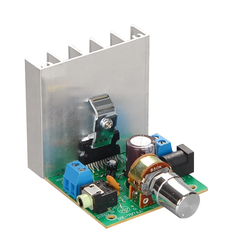 DX-7266 14W Плата усилителя мощности двухканальная Бесшумная 12V