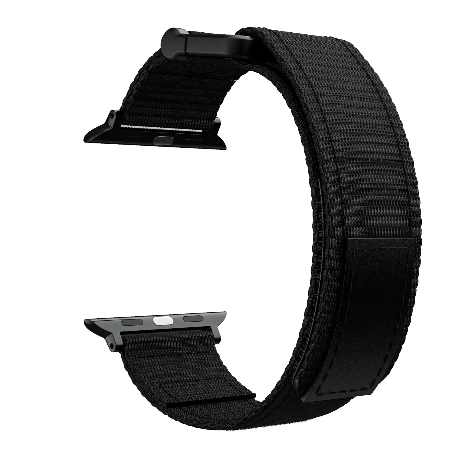 

Nylon Woven Strap For IWatch Series 7 Watch Strap Adhesive Nylon Replacement Wristbands For Women Men Colored Wristbands for