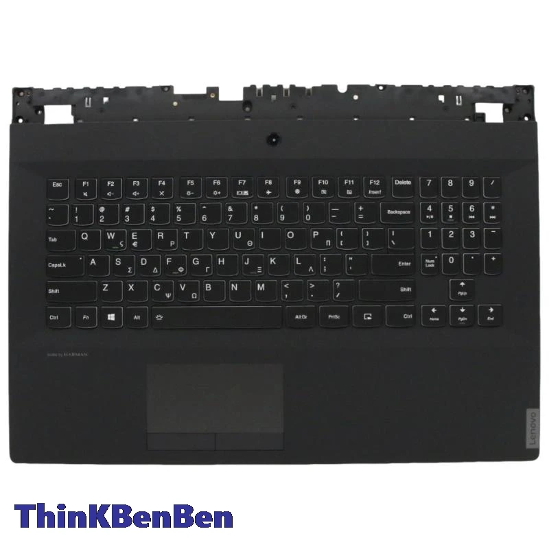 GR греческая черная клавиатура верхний корпус Подставка для рук чехол Lenovo Legion Y540 17