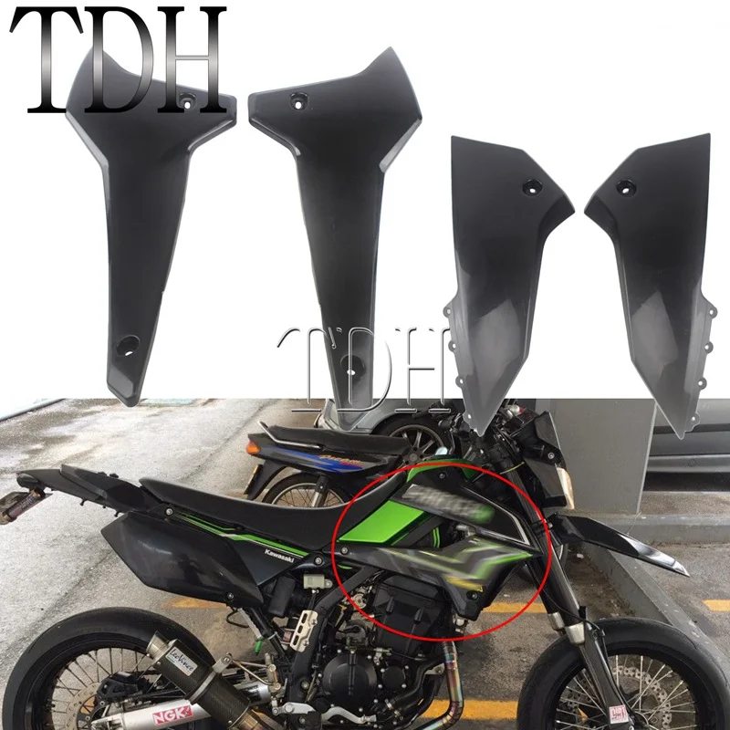 

Крышка топливного бака для Kawasaki KLX250 D-Tracker X 250 2008-2019, пластиковая крышка радиатора, боковая панель, обтекатель, капот KLX250S KLX 250 SF