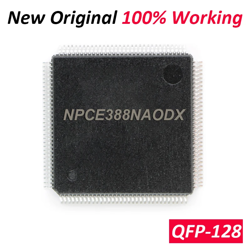 

2-5piece /lot 100% New NPCE388NAODX NPCE388NA0DX QFP-128 Chipset